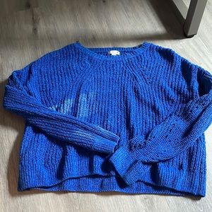 Medium blue sweater